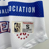 25/26 76ERS White MN Retro Edition Short Shirts