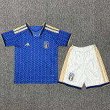 25/26 Italy Home  Kids Soccer Jersey