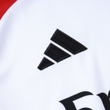 25/26 ARS White Half Pull Tracksuit #B25115(半拉链)