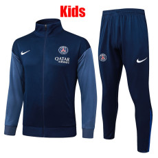 25/26 PSG Royal Blue Kids Jacket Tracksuit #E25177童装