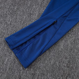 25/26 BAR Diagonal inkjet Blue Half Pull Tracksuit# B25106 (半拉链)