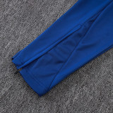 25/26 BAR Diagonal inkjet Blue Half Pull Tracksuit# B25106 (半拉链)