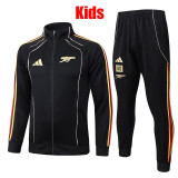 25/26 ARS Black Retro Edition Kids Jacket Tracksuit#E25179童装