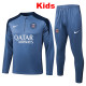 25/26 PSG Grey Kids Half Pull Tracksuit#E25175 (童装半拉链)