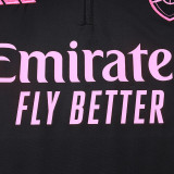 25/26 ARS Black Half Pull Tracksuit #B2511(半拉链)