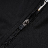 25/26 ARS Black Retro Edition Half Pull Tracksuit #B25113(半拉链)