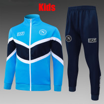 25/26 Napoli Lake Blue Kids Jacket Tracksuit# E25191童装