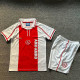 1998 Ajax Home Kids Retro Soccer Jersey