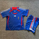 2006 France Away Kids Retro Soccer Jersey