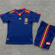 2010 Spain Away Kids Retro Soccer Jersey(带胸前决赛字)