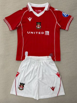25/26 Wrexham Home Kids Soccer Jersey