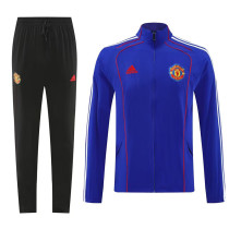 25/26 Man Utd Blue Retro Windbreaker Tracksuit