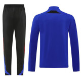 25/26 Man Utd Blue Retro Windbreaker Tracksuit