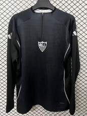 25/26 Sevilla Black Half Pull Tracksuit (半拉链)