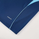 25/26 AD Royal Blue Half Pull Tracksuit#AB09蔚蓝(半拉链)