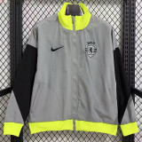 25/26 Sporting Lisbon Grey Ｗaterproof Retro windbreaker