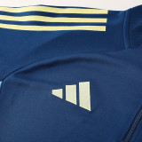 25/26 AD Royal Blue Half Pull Tracksuit#AB09蔚蓝(半拉链)