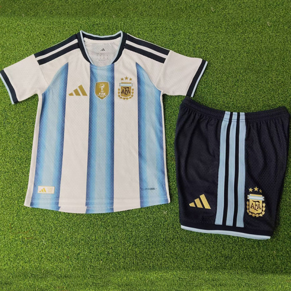 26/27 Argentina Home  Player Version Kids Soccer Jersey(球员版)