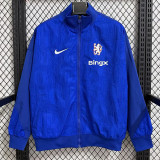 25/26 CHE Blue Ｗaterproof Retro windbreaker