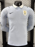 26/27 Uruguay Home Player version Long Sleeve Soccer Jersey