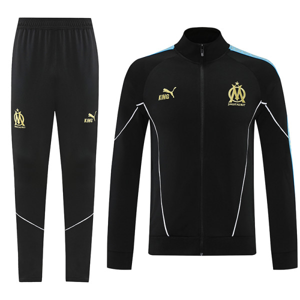 26/27 Marseille Black Jacket Tracksuit#02