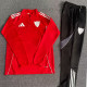 25/26 Sevilla Red Half Pull Tracksuit (半拉链)