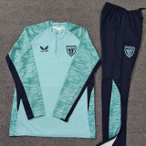 25/26 Bilbao Light Green Half Pull Tracksuit (半拉链)
