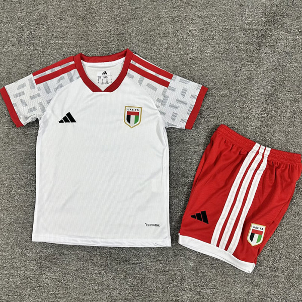 26/27 The United Arab Emirates Home Kids Soccer Jersey