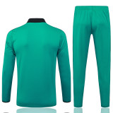 25/26 LIV Green Half Pull Tracksuit#B25132 (半拉链)