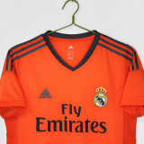 2013/2014 RMA Third Orange Retro Soccer Jersey