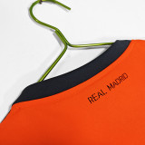 2013/2014 RMA Third Orange Retro Soccer Jersey