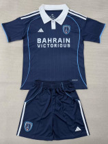 25/26 Paris FC Home Kids Soccer Jersey