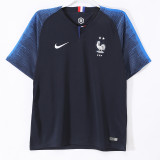 2018 France Home Retro Soccer Jersey