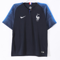 2018 France Home Retro Soccer Jersey