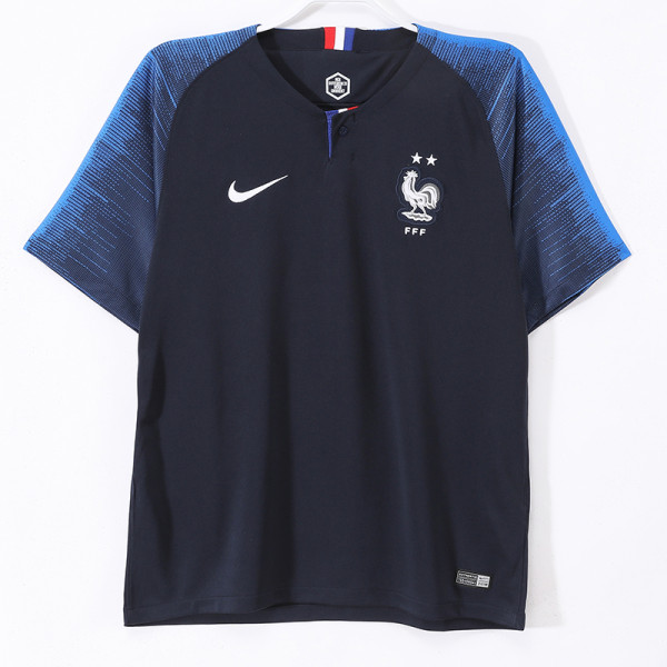 2018 France Home Retro Soccer Jersey