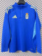 25/26 Real Oviedo Blue Half Pull Tracksuit Tops (半拉链)