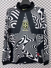 26/27 Brazil Home Hollywood Goalkeeper Long Sleeve Soccer Jersey