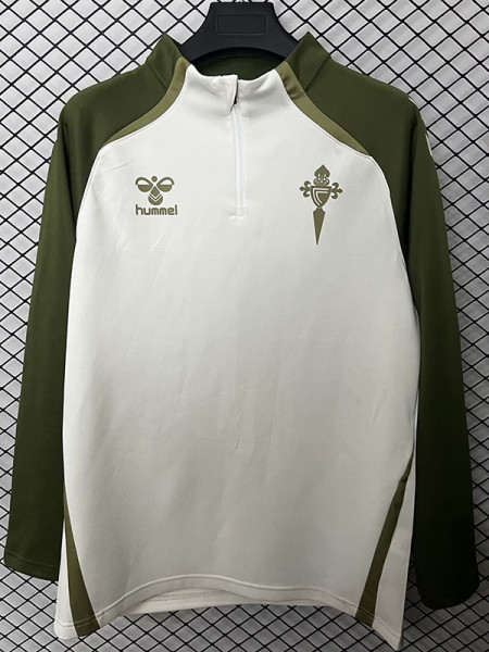 25/26 Celta Bege Half Pull Tracksuit (半拉链)