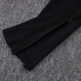 25/26 ACM Black Half Pull Tracksuit #B25128 (半拉链)