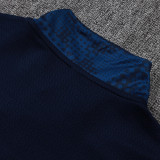 25/26 Marseille Royal Blue Kids Half Pull Tracksuit#B25127  (半拉链)