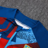 25/26 BAR Light Blue Inkjet Kids Half Pull Tracksuit# E25202 (半拉链)