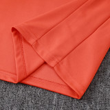 25/26 Brazil Orange Half Pull Tracksuit #B25119 (半拉链)