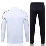 25/26 ACM White Kids Half Pull Tracksuit #E25222 (半拉链)