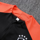 25/26 Brazil Black Half Pull Tracksuit #B25131 (半拉链)