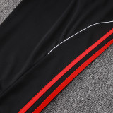 25/26 LIV Black Kids Half Pull Tracksuit #E25219 (半拉链)