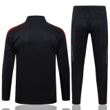 25/26 LIV Black Half Pull Tracksuit #B25141 (半拉链)