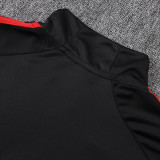 25/26 LIV Black Kids Half Pull Tracksuit #E25219 (半拉链)