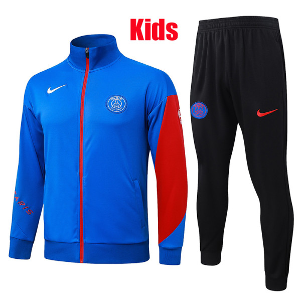 25/26 PSG Blue Kids Jacket Tracksuit #E25210