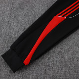 25/26 Flamengo Red & Black Jacket Tracksuit #A25109