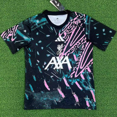 25/26 LIV Black Green Fans Training Shirts
